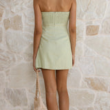 Dana Strapless Mini Haljina - Mint
