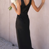 Taylor Maxi Haljina - Crna