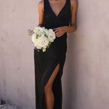 Taylor Maxi Haljina - Crna