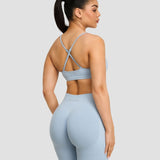 Elevate™ Sculpting Seamless Scoop Neck Bra | Plava Magla