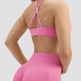 Elevate™ Sculpting Medium Impact Multiway Bra | Bubble Pink