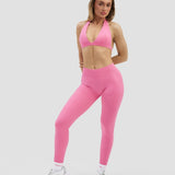 Elevate™ Sculpting Leggings sa Srednjim Strukom | Bubble Pink