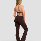 Elevate™ Sculpting Mid V-Waist Flare Leggings | Kafa