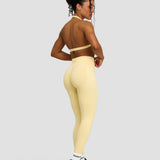 Elevate™ Sculpting Leggings sa Srednjim Strukom | Zlatno Maslac