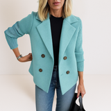 Marta™ | Elegantan kaput sa pletenim rukavima