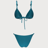 Tirkizna Ručna Tro角 Bikini Set