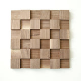 Dřevěný mozaikový panel Quadri