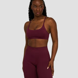 Elevate™ Sculpting Seamless Scoop Neck Bra | Merlot