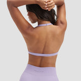 Elevate™ Sculpting Seamless V-Neck Halter Bra | Ljubičasta