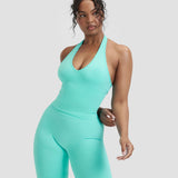 Elevate™ Sculpting Seamless Halterneck Top | Clear Tides