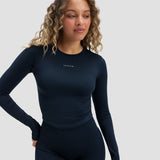 Elevate™ Kompresioni Dugi Rukav Top | Midnight Navy
