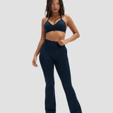 Elevate™ Sculpting Visoke Pantalone sa Širom Nogu | Midnight Navy
