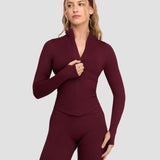 Elevate™ Sculpting Seamless Jacket | Merlot