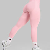 Elevate™ Sculpting Leggings sa Srednjim Strukom | Pamuk Roze
