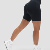 Elevate™ Skulpturalne Šorc Visokog Struka | Noćna Crna