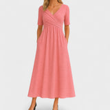Eleanor | Elegantna Midi Haljina sa Džepovima