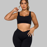 Elevate™ Sweetheart Impact Bra | Noćna Crna