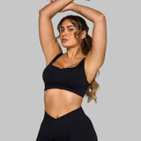 Elevate™ Sweetheart Impact Bra | Noćna Crna