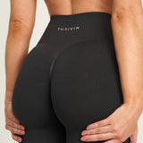 Elevate™ Sculpting Leggings sa Visokim Strukom | Tamno Siva