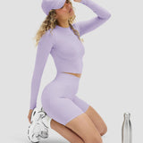 Elevate™ Sculpting High Waist Scrunch Šorts | Ljubičasta