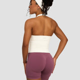 Elevate™ Sculpting Seamless Halterneck Top | Krem
