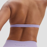 Elevate™ Sculpting Seamless V-Neck Halter Bra | Ljubičasta