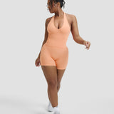 Elevate™ Sculpting Seamless Halterneck Top | Melon Ice