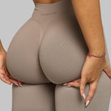 Elevate™ Sculpting Mid V-Waist Flare Leggings | Latte