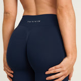 Elevate™ Sculpting Mid V-Waist Flare Leggings | Midnight Navy
