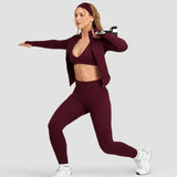 Elevate™ Sculpting Seamless Jacket | Merlot