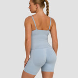 Elevate™ Sculpting Seamless Scoop Neck Cami | Plava Magla