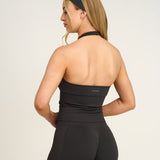 Elevate™ Sculpting Seamless Halterneck Top | Tamno siva