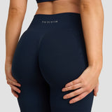 Elevate™ Skulpturalne Šortsevi Srednjeg Struka | Midnight Navy
