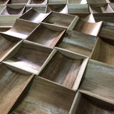 Mosaicová dřevěná stěna Weave Cube