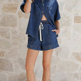 Adia komplet - Tamni denim