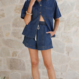 Adia komplet - Tamni denim