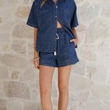 Adia komplet - Tamni denim