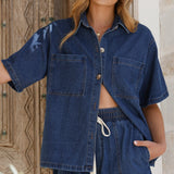 Adia komplet - Tamni denim
