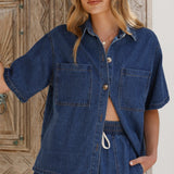 Adia komplet - Tamni denim
