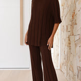 Bayu pletene pantalone - Braon