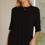 Bayu Knit Top - Crna