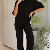 Bayu Knit Top - Crna