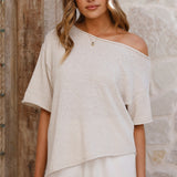 Blair Off Shoulder Tee - Ovsena