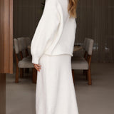 Cohen Pletena Majica - Off White