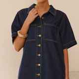 Rayna Denim Mini Haljina - Indigo