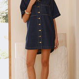 Rayna Denim Mini Haljina - Indigo