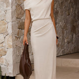 Helana Off Shoulder Maxi Haljina - Ovsena