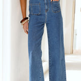 Macadrian Farmerke - Srednji Plavi Denim