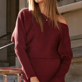 Iluka Pleteni Top - Burgundac