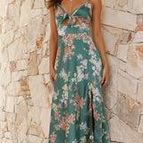 Dreamers Midi Haljina - Zelena Cvjetna